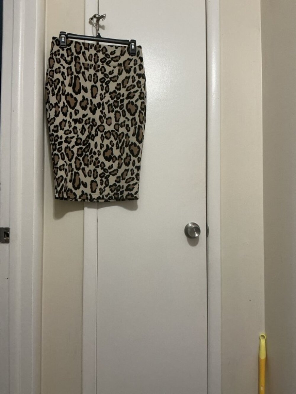 Leopard Print Pencil Skirt